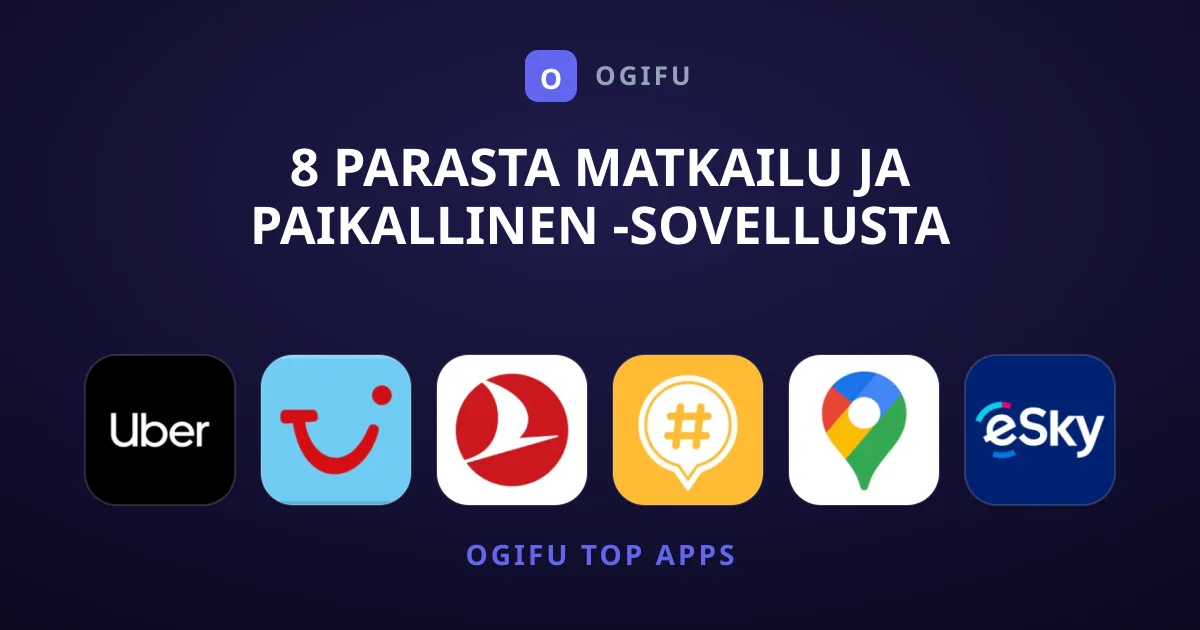 8 parasta Matkailu ja paikallinen -sovellusta juuri nyt